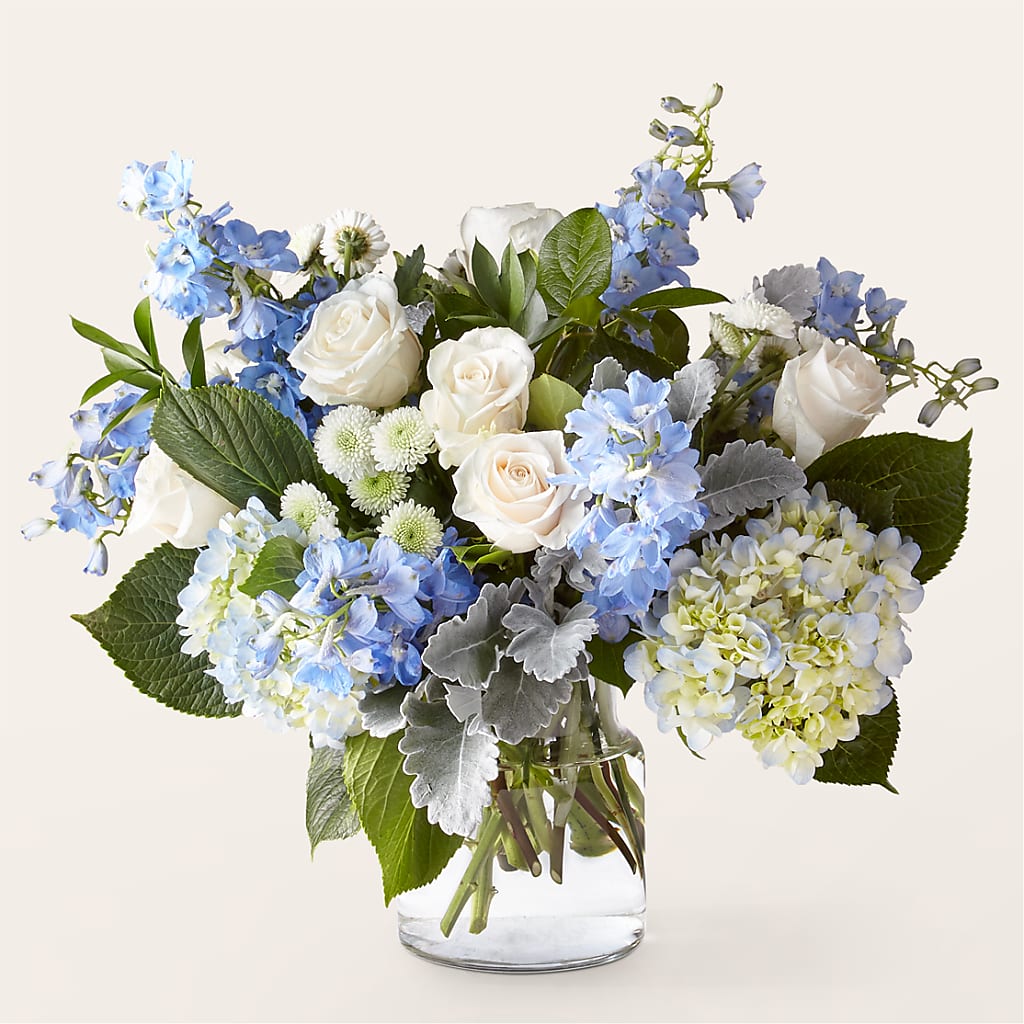 Clear Skies Bouquet – Seaside Stems, Old Saybrook CT