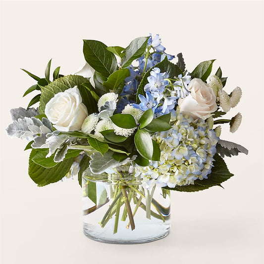 Clear Skies Bouquet – Seaside Stems, Old Saybrook CT