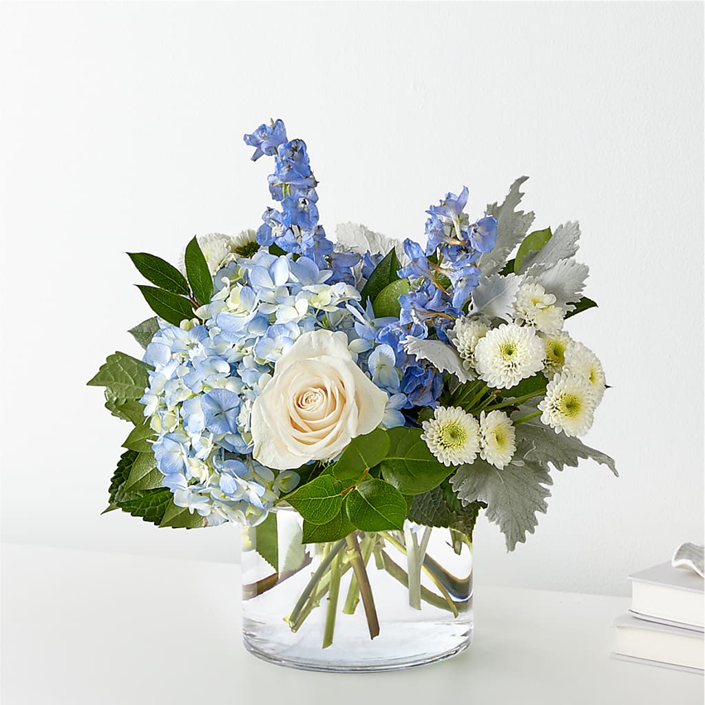 Clear Skies Bouquet – Seaside Stems, Old Saybrook CT