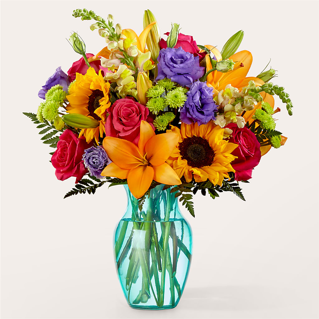 Double Rainbow Bouquet – Seaside Stems, Old Saybrook CT