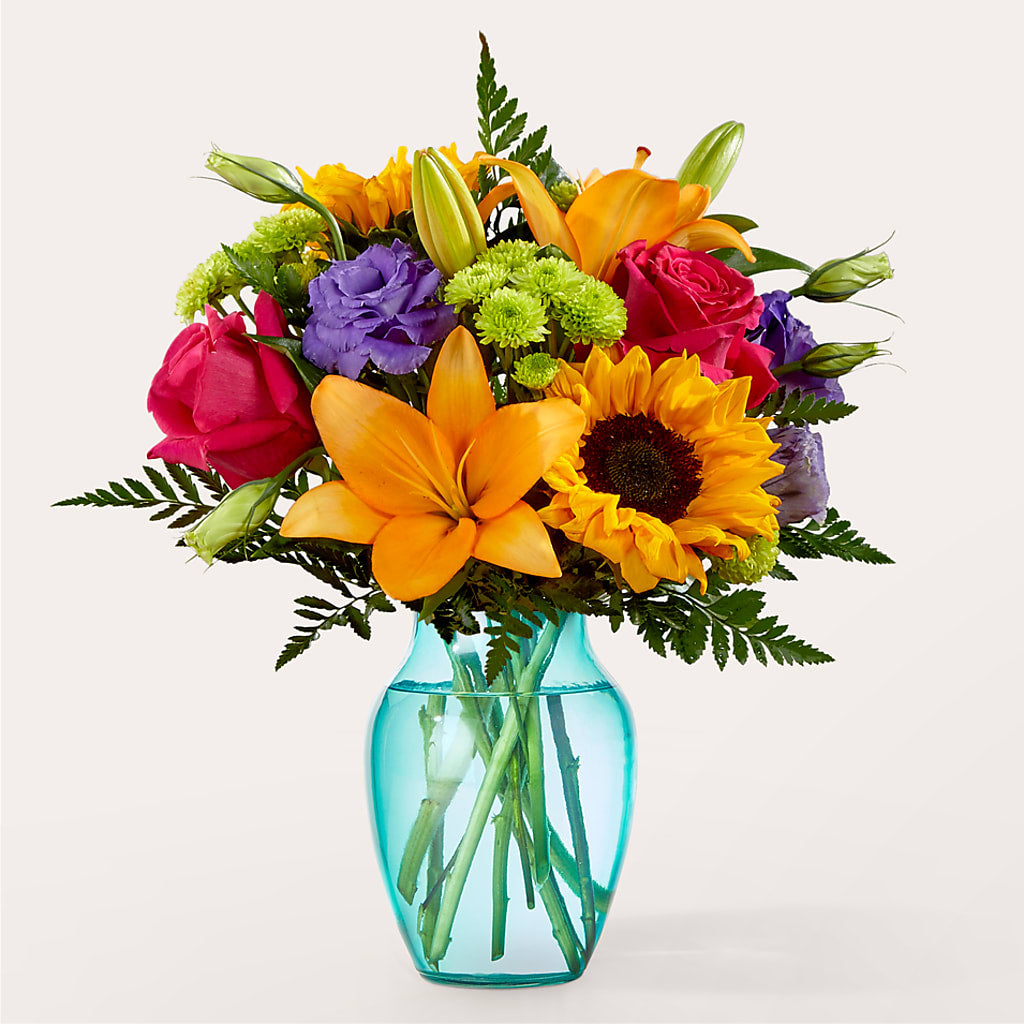 Double Rainbow Bouquet – Seaside Stems, Old Saybrook CT