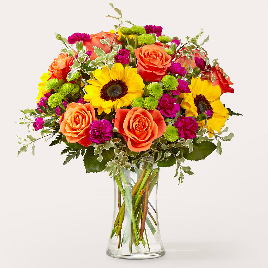 Warmth & Light Bouquet – Seaside Stems, Old Saybrook CT