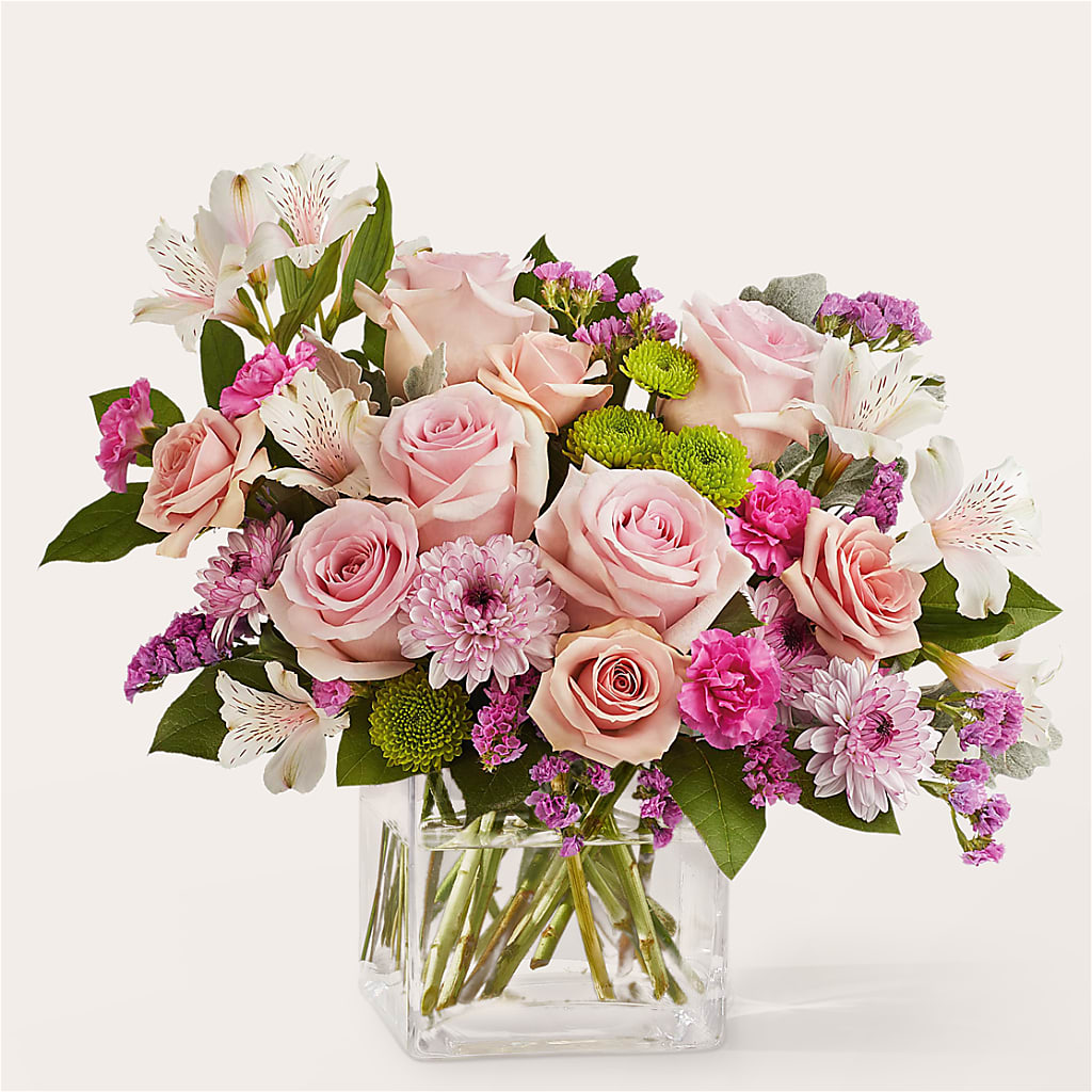 Pink Suede Bouquet – Seaside Stems, Old Saybrook CT
