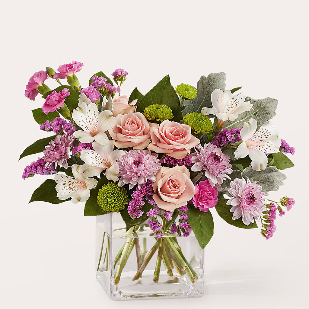Pink Suede Bouquet – Seaside Stems, Old Saybrook CT