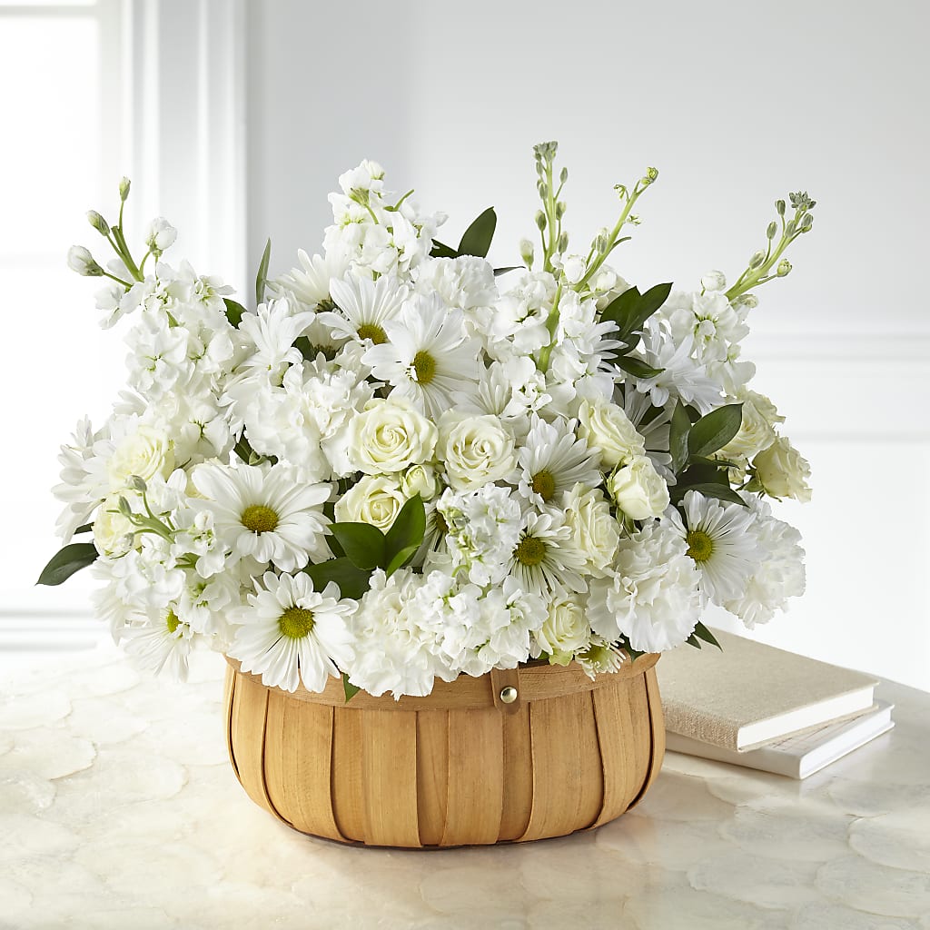 Graceful Garden Basket – Seaside Stems, Old Saybrook CT