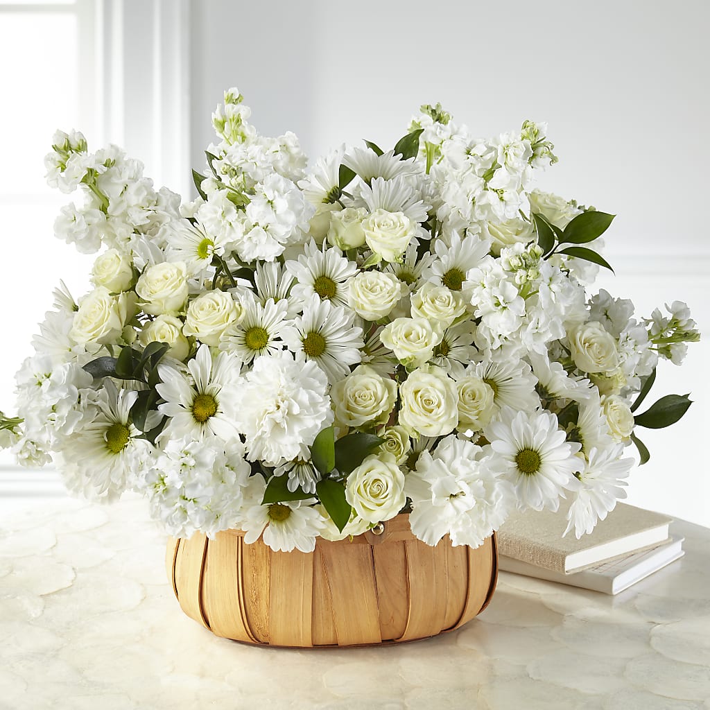 Graceful Garden Basket – Seaside Stems, Old Saybrook CT