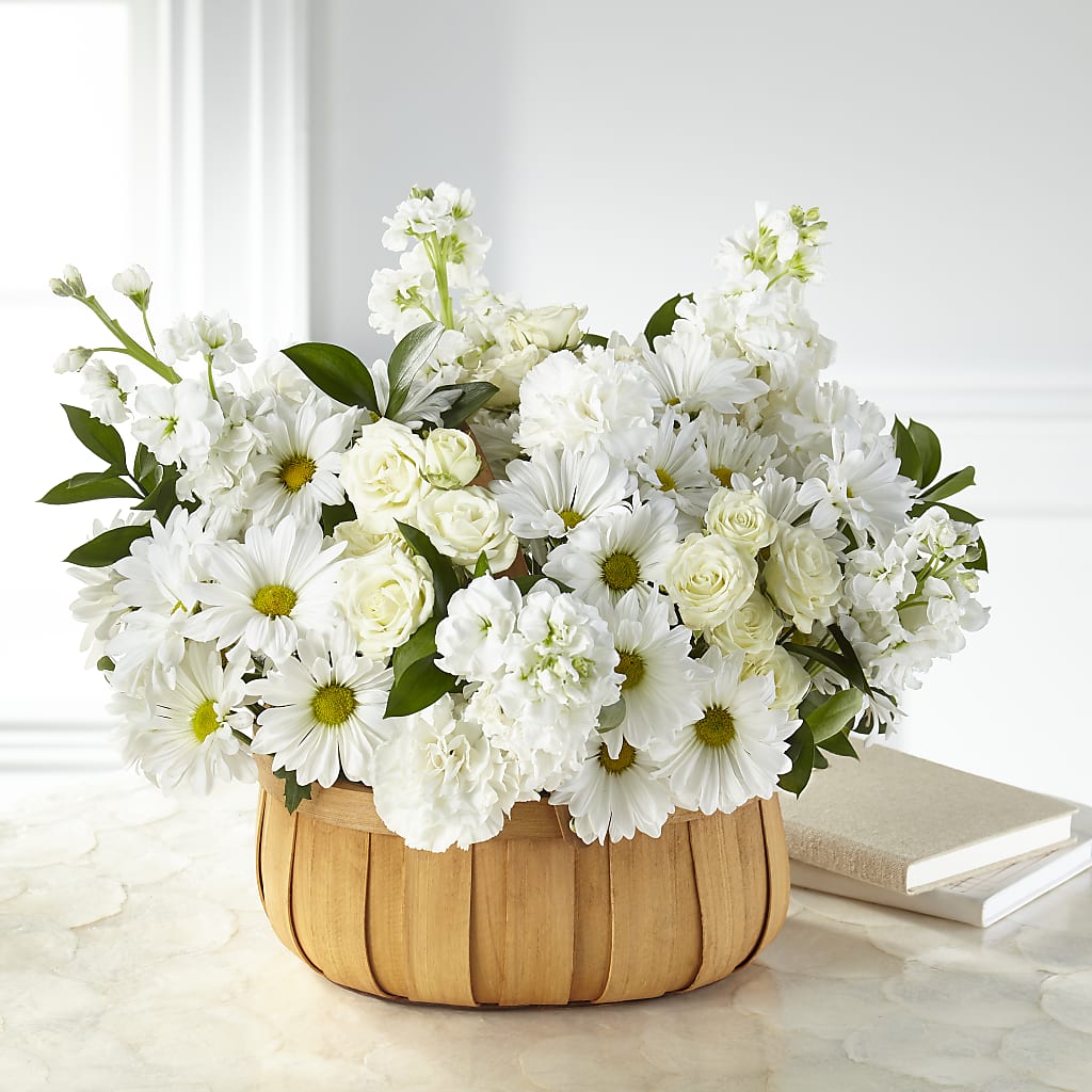 Graceful Garden Basket – Seaside Stems, Old Saybrook CT