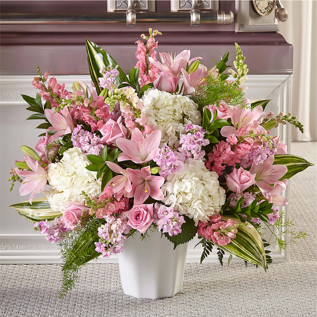 Simply Serene Floor Basket – Seaside Stems, Old Saybrook CT