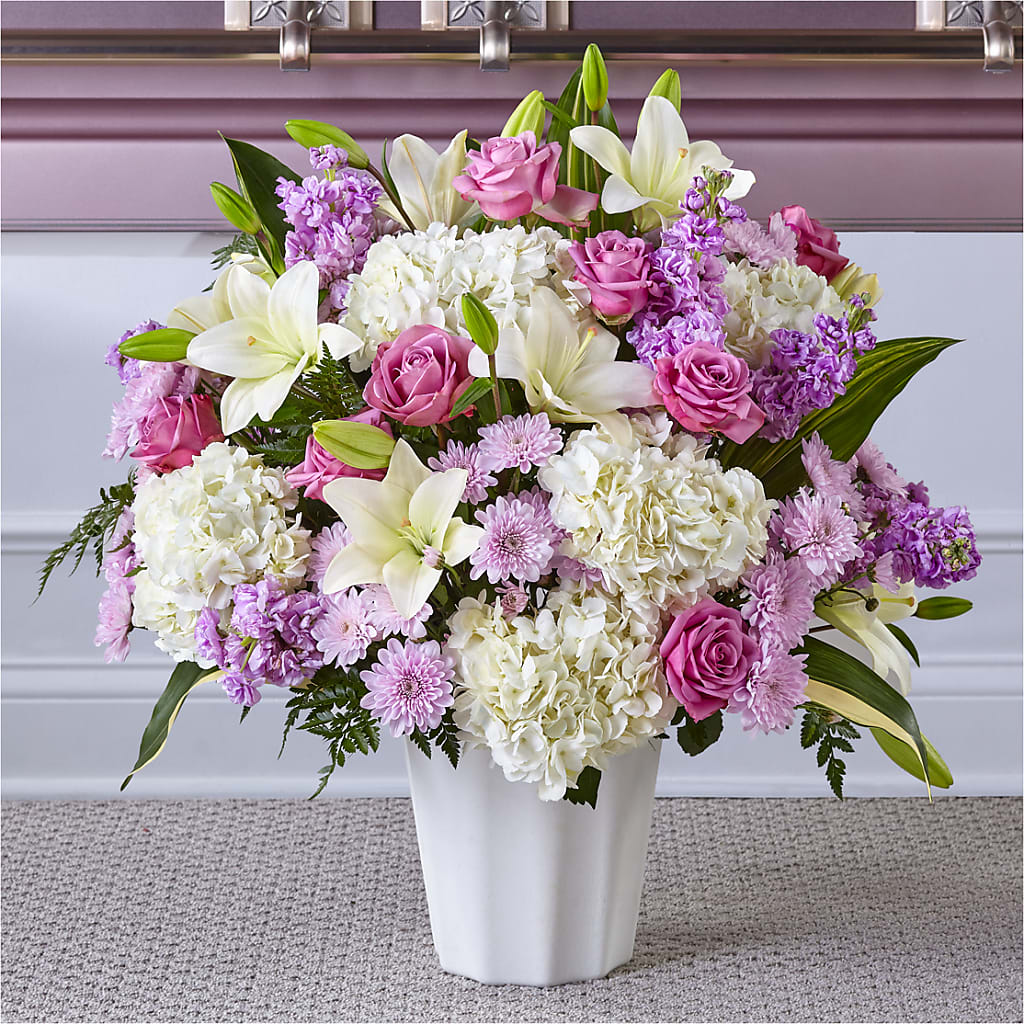 Heaven Sent Floor Basket – Seaside Stems, Old Saybrook CT