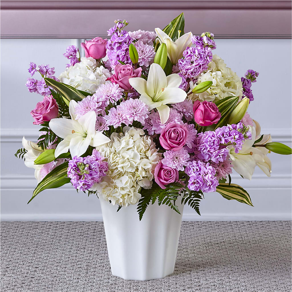 Heaven Sent Floor Basket – Seaside Stems, Old Saybrook CT