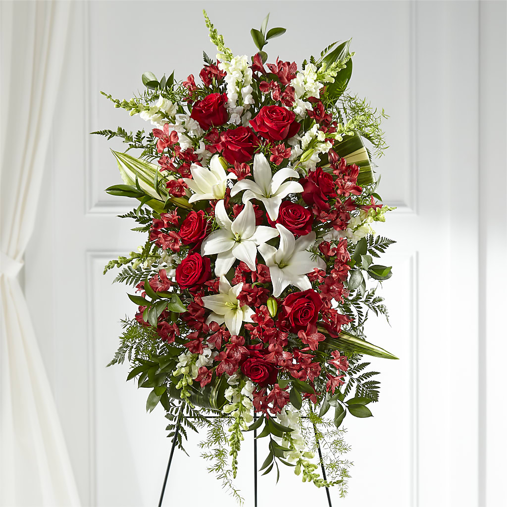 Everlasting Memory Standing Spray – Seaside Stems, Old Saybrook CT