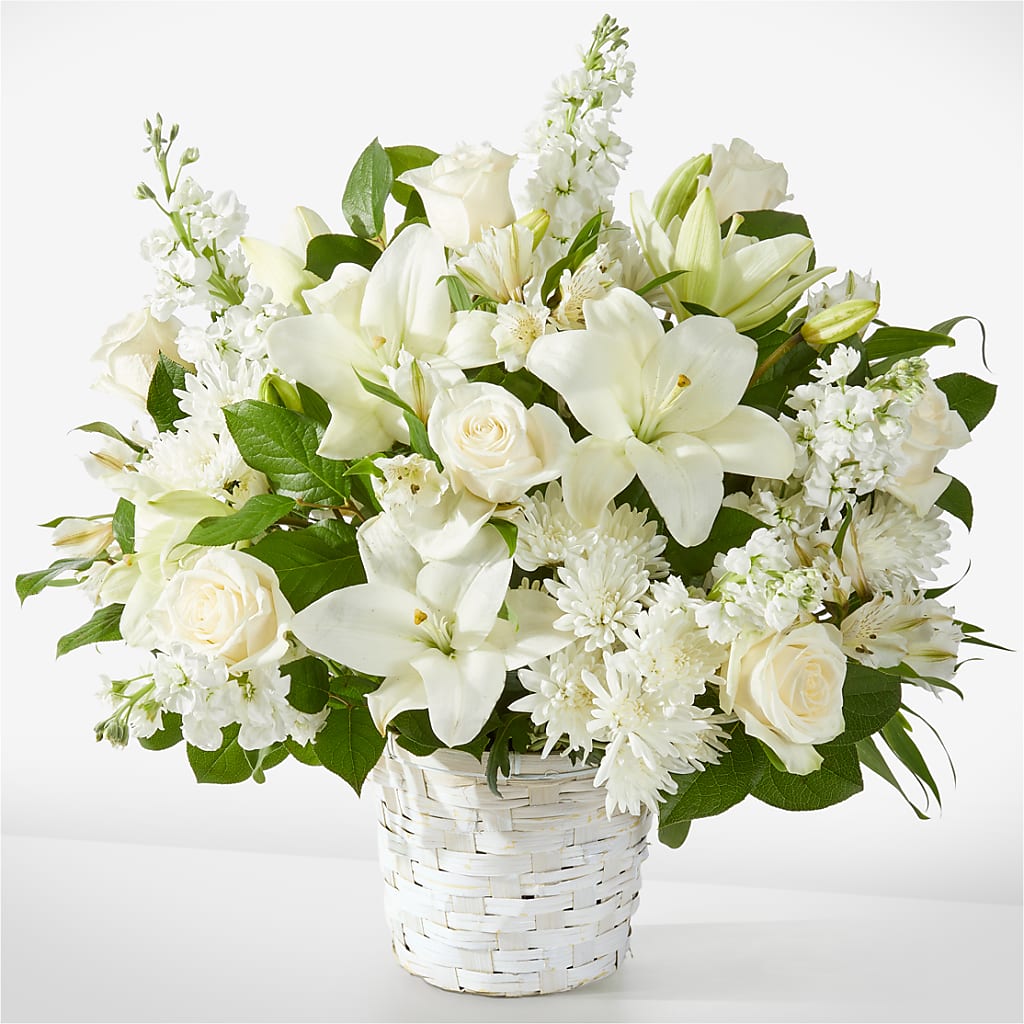 Peaceful Reflections Arrangement – Seaside Stems, Old Saybrook CT