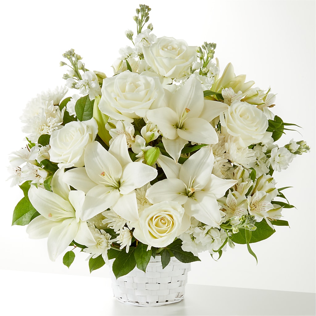 Peaceful Reflections Arrangement – Seaside Stems, Old Saybrook CT