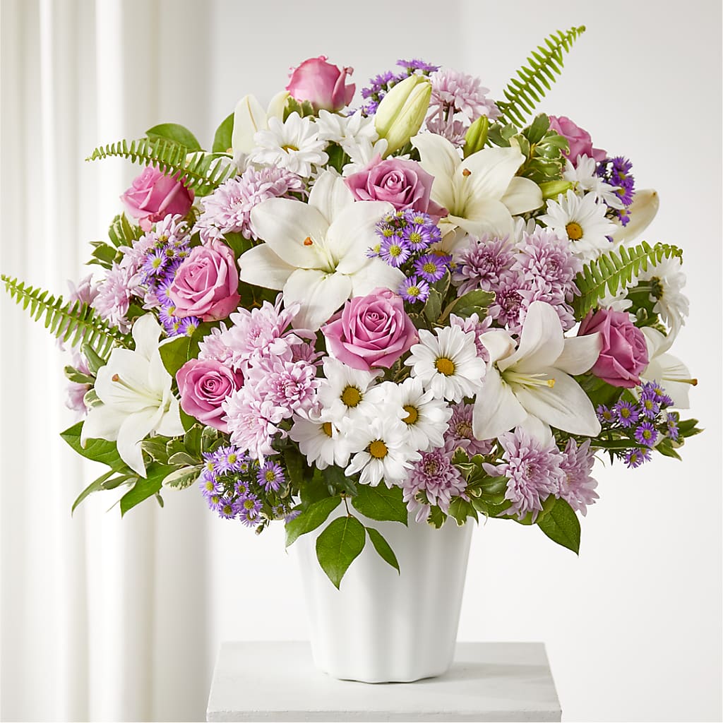Warmest Thoughts Tabletop Basket – Seaside Stems, Old Saybrook CT