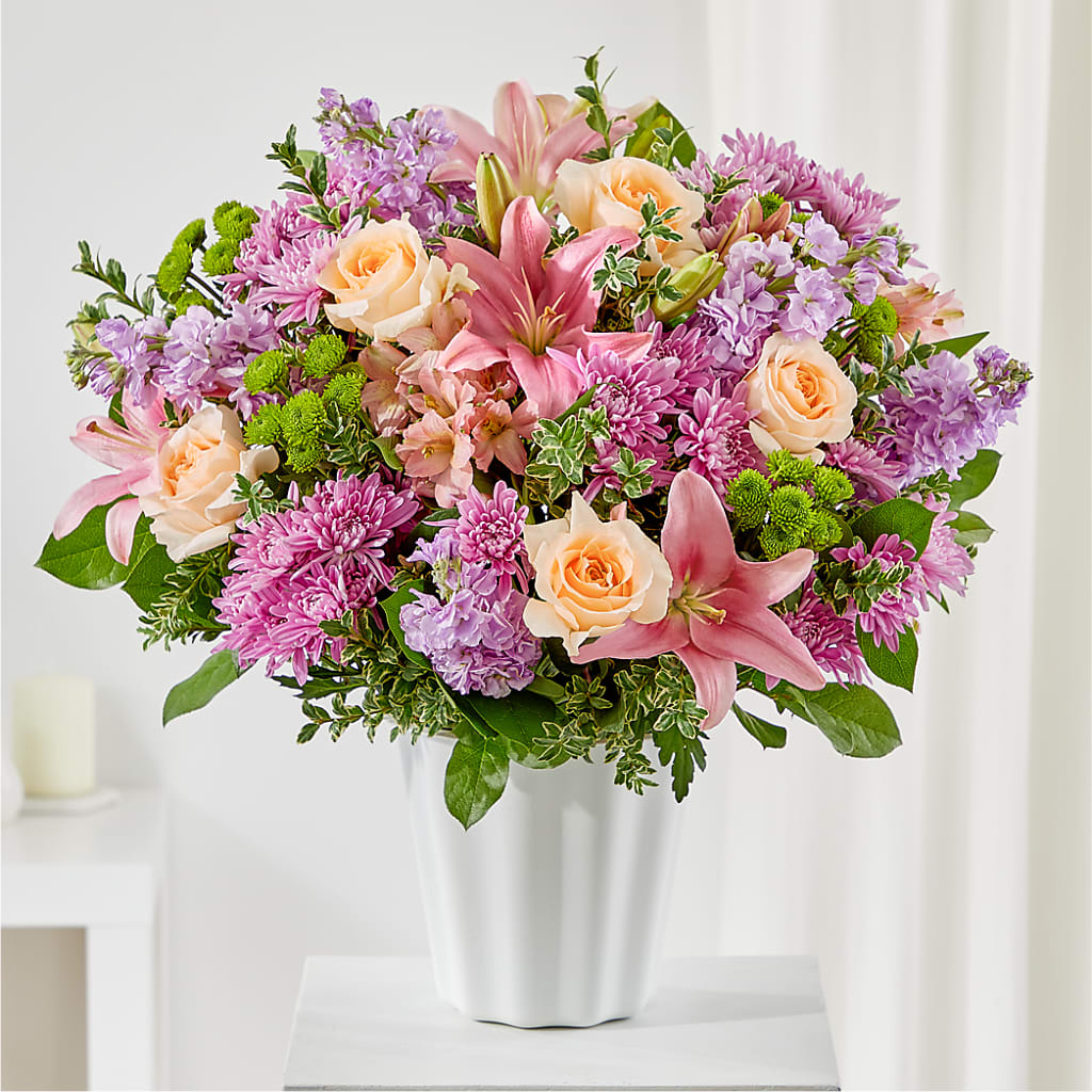 Supportive Embrace Tabletop Basket – Seaside Stems, Old Saybrook CT