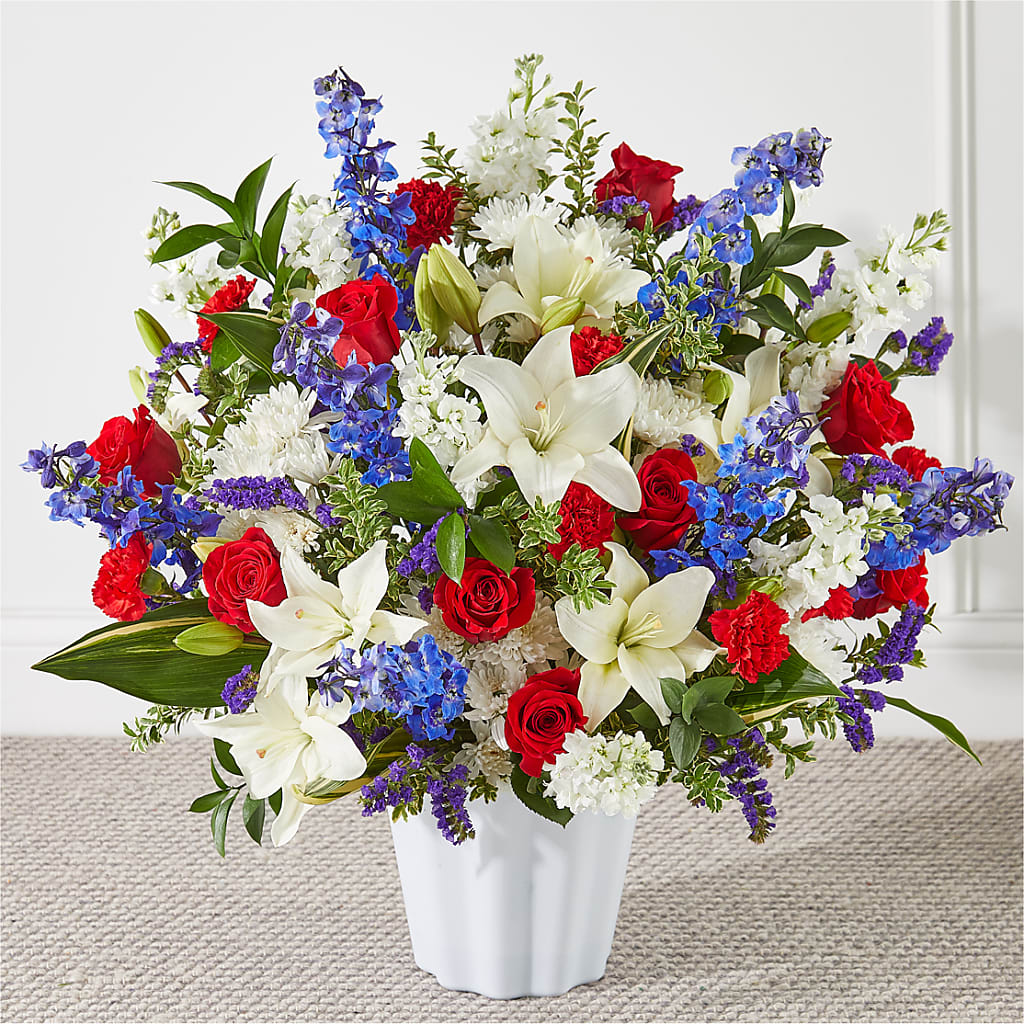 Consoled Floor Basket – Seaside Stems, Old Saybrook CT