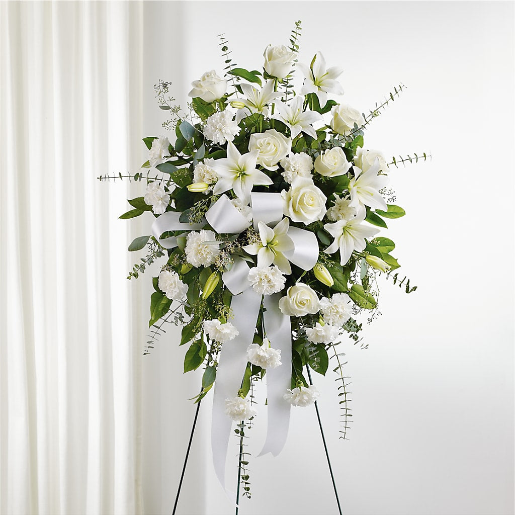 With Care Standing Spray – Seaside Stems, Old Saybrook CT