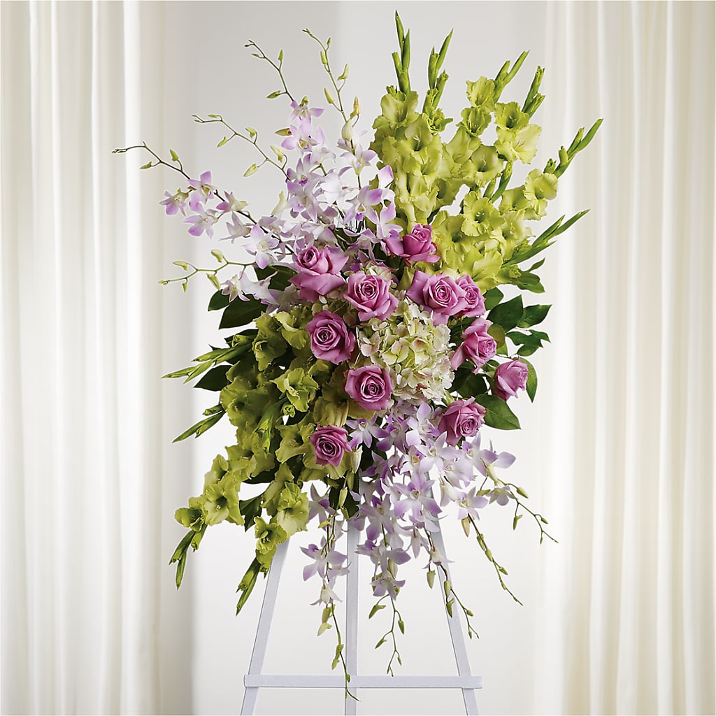 Lasting Legacy Standing Spray – Seaside Stems, Old Saybrook CT