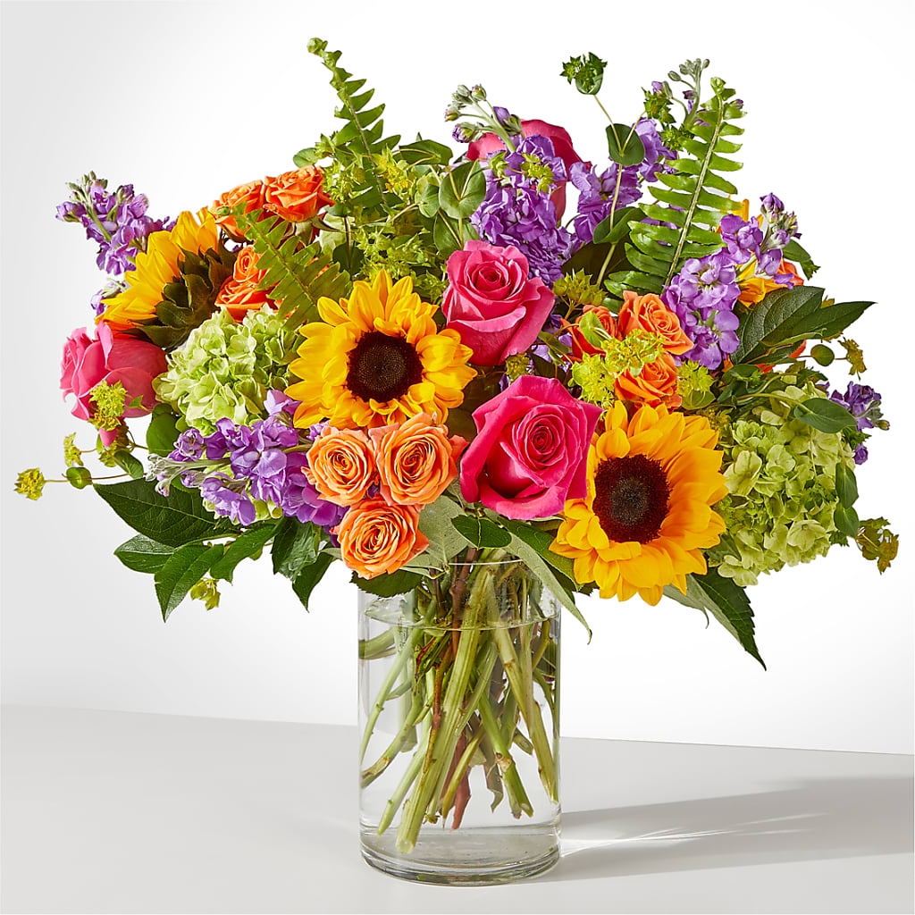Vibrant Greetings Bouquet – Seaside Stems, Old Saybrook CT