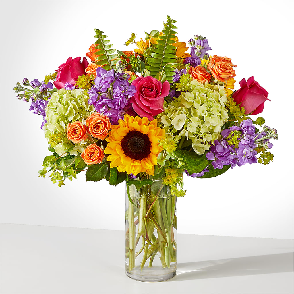 Vibrant Greetings Bouquet – Seaside Stems, Old Saybrook CT