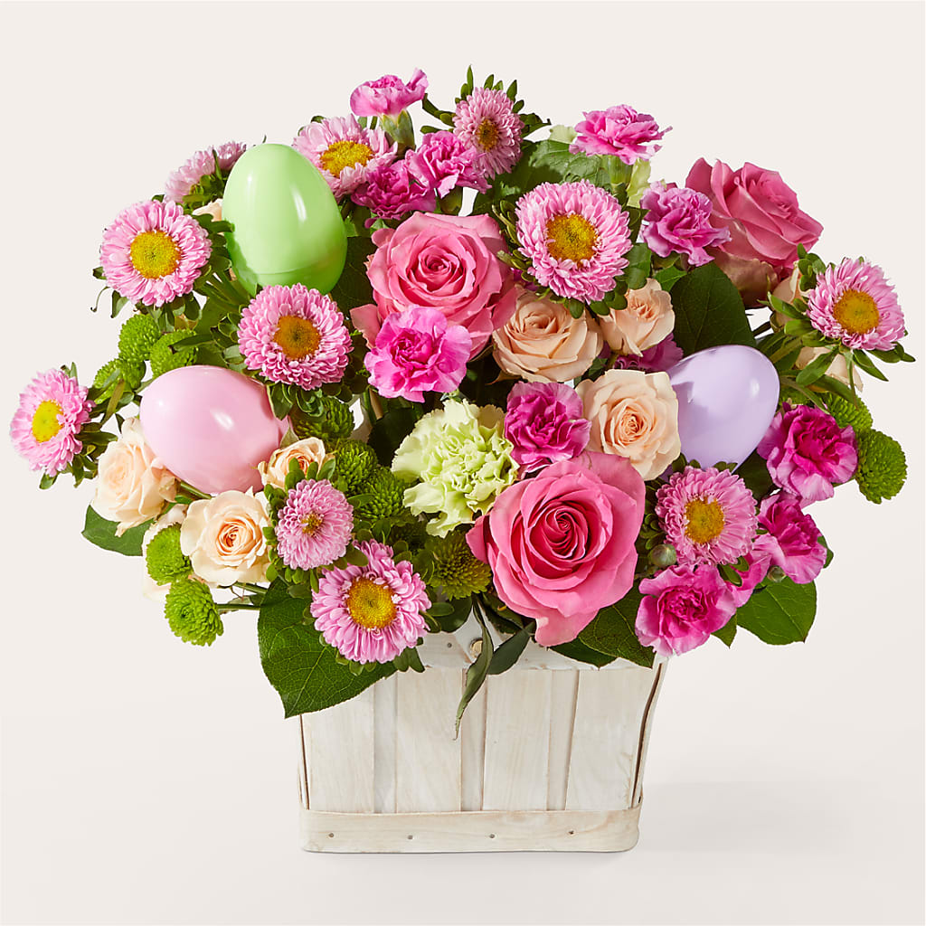 Get Eggcited Basket – Seaside Stems, Old Saybrook CT