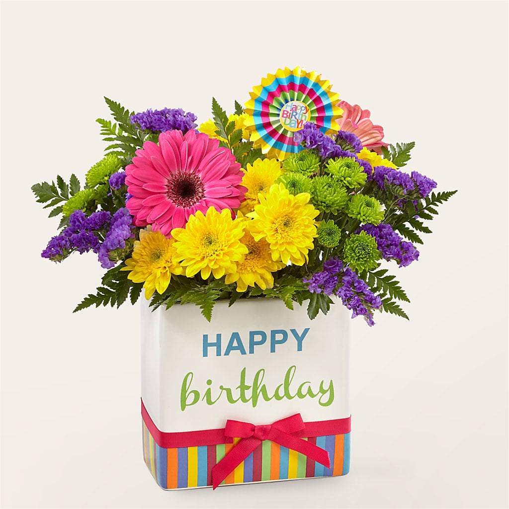 Birthday Brights Bouquet –  Seaside Stems, Old Saybrook CT