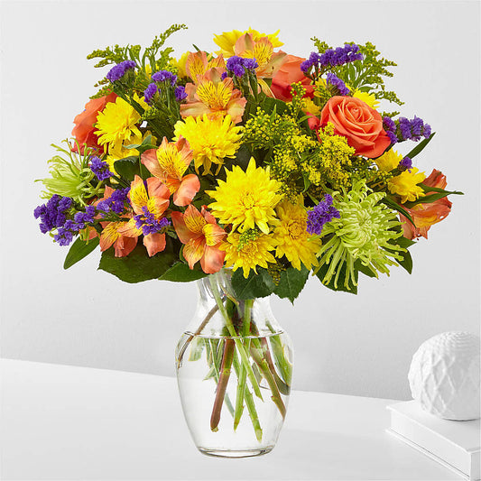 Marmalade Skies Bouquet –  Seaside Stems, Old Saybrook CT