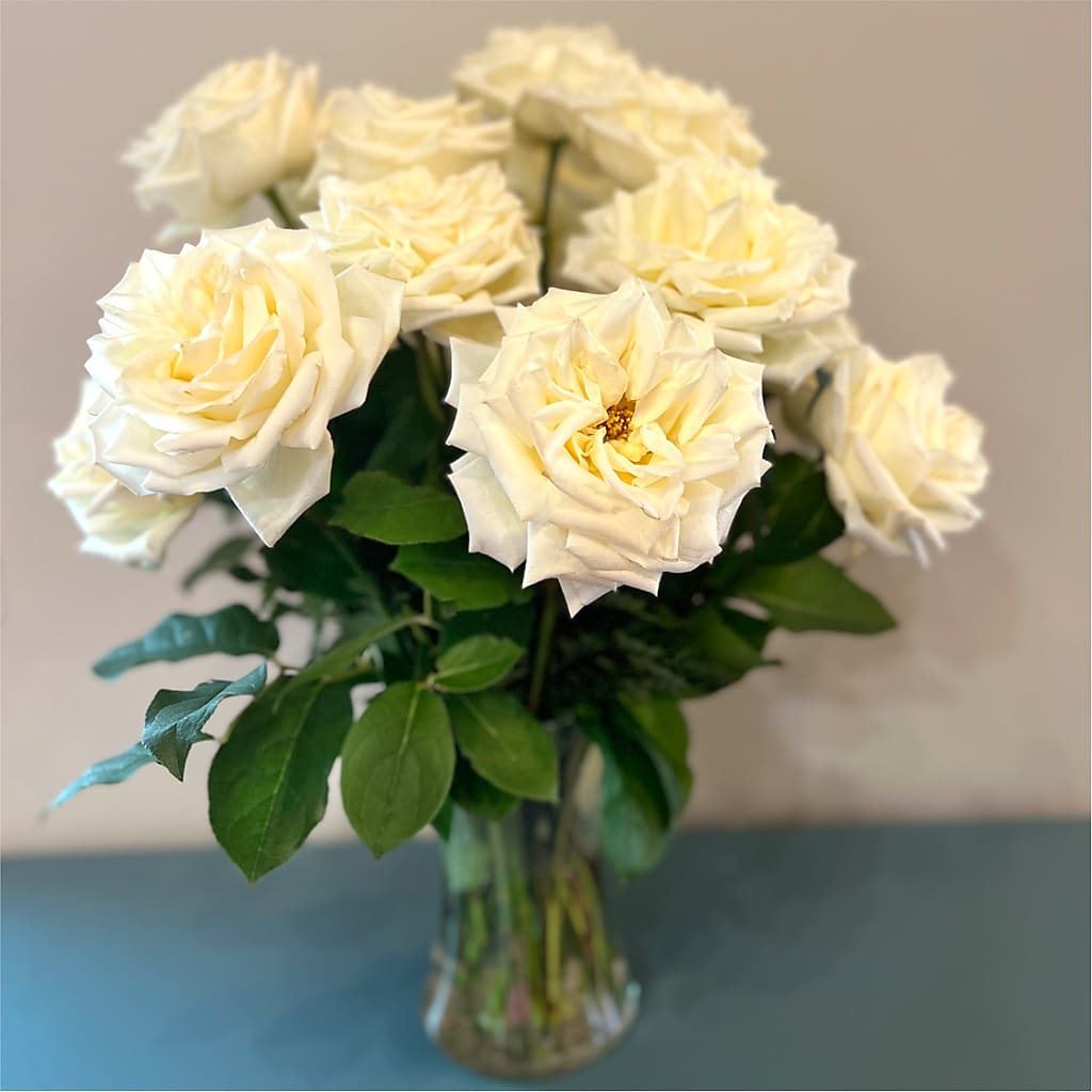 Long Stem Yellow Rose Bouquet –  Seaside Stems, Old Saybrook CT