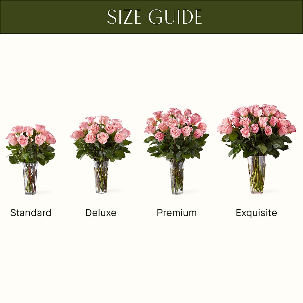 Long Stem Pink Rose Bouquet –  Seaside Stems, Old Saybrook CT