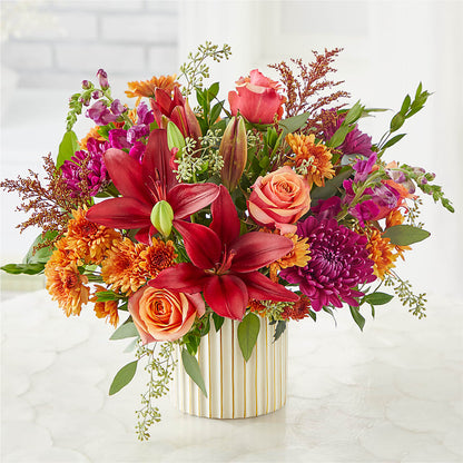 Burgundy Landscape Bouquet –  Seaside Stems, Old Saybrook CT