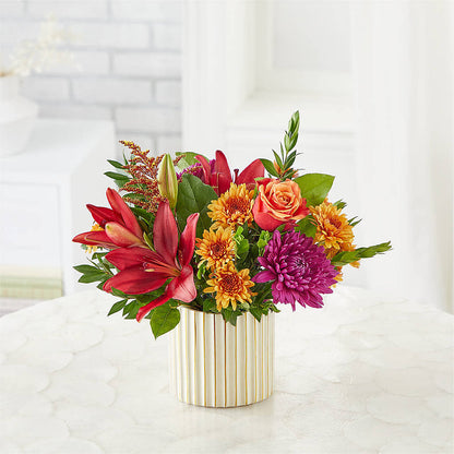 Burgundy Landscape Bouquet –  Seaside Stems, Old Saybrook CT
