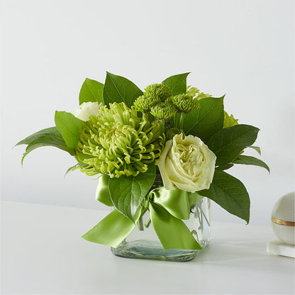 Emerald Forest Bouquet –  Seaside Stems, Old Saybrook CT