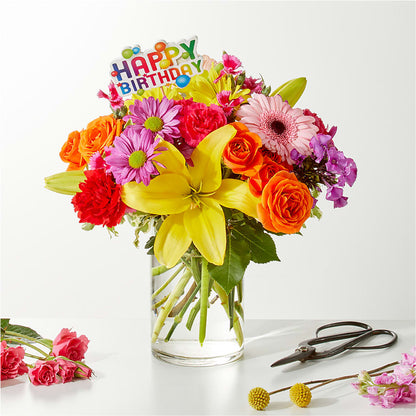 Cue the Confetti - A Florist Original –  Seaside Stems, Old Saybrook CT