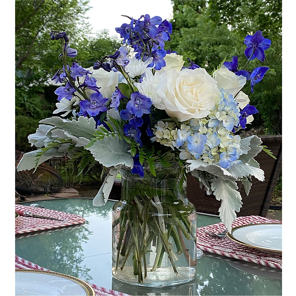 Clear Skies Bouquet –  Seaside Stems, Old Saybrook CT
