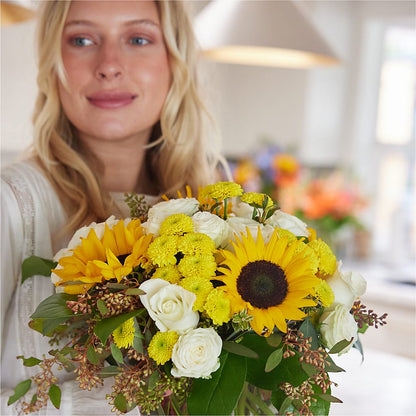 Luminous Morning Bouquet –  Seaside Stems, Old Saybrook CT