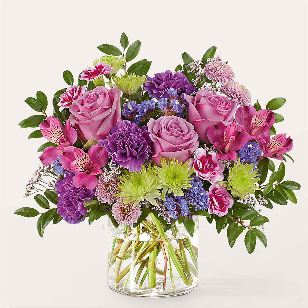 Glass Half Full Bouquet –  Seaside Stems, Old Saybrook CT