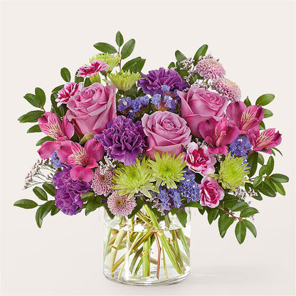 Glass Half Full Bouquet –  Seaside Stems, Old Saybrook CT
