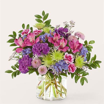 Glass Half Full Bouquet –  Seaside Stems, Old Saybrook CT