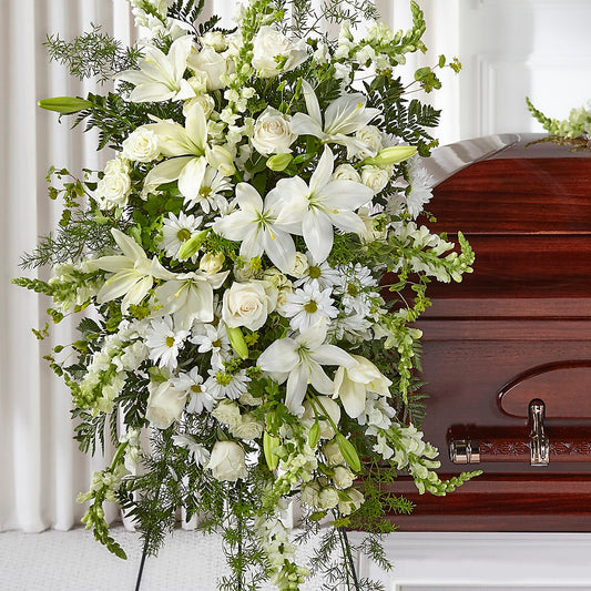 Loving Thoughts Standing Spray –  Seaside Stems, Old Saybrook CT