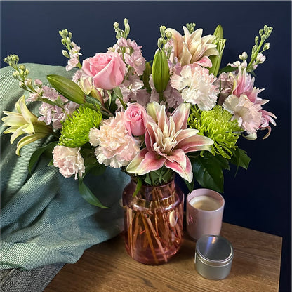 Pretty in Pink Bouquet –  Seaside Stems, Old Saybrook CT