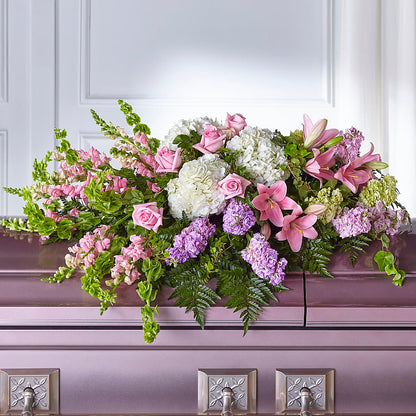 Life's Gratitude Casket Spray –  Seaside Stems, Old Saybrook CT