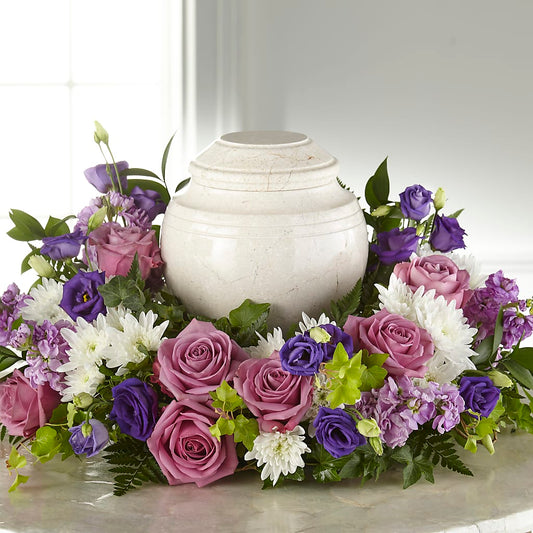 Blooming Sympathy Cremation Adornment –  Seaside Stems, Old Saybrook CT