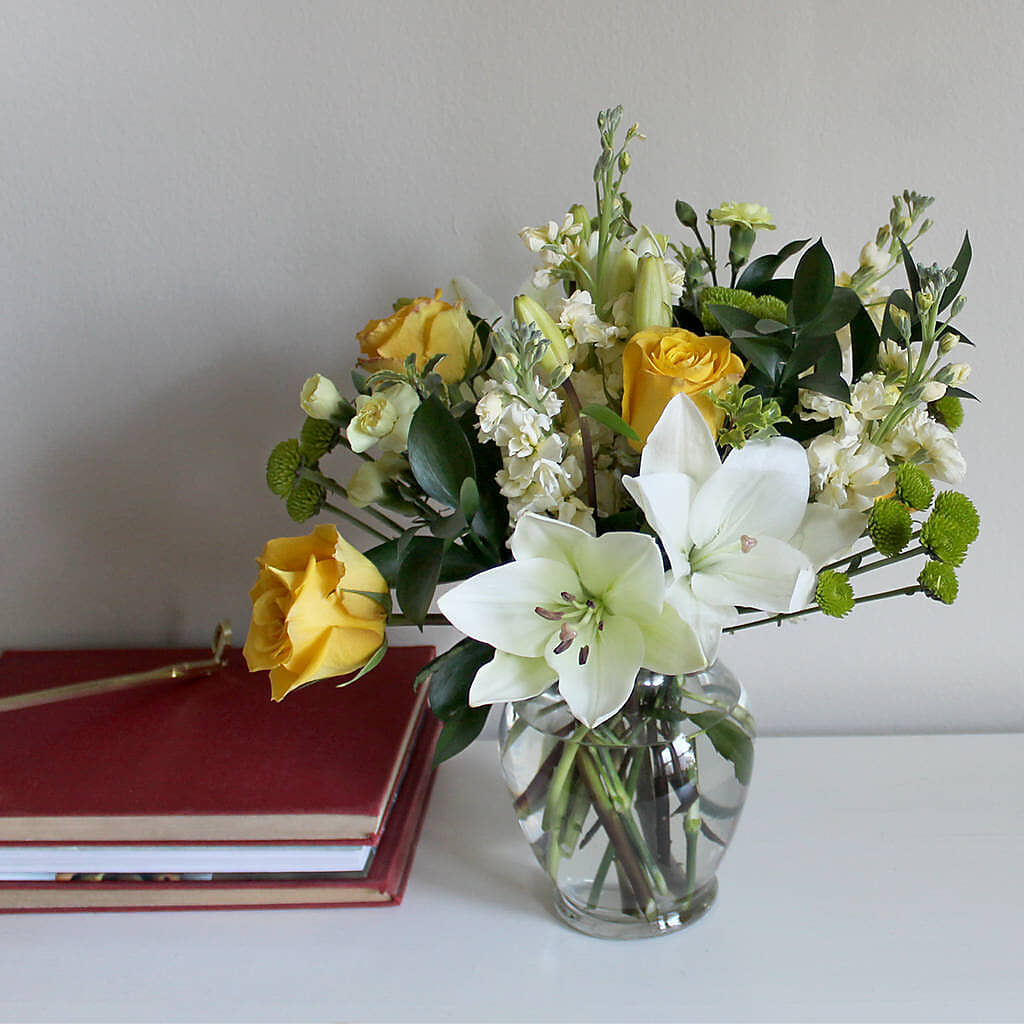Hope & Serenity Bouquet –  Seaside Stems, Old Saybrook CT