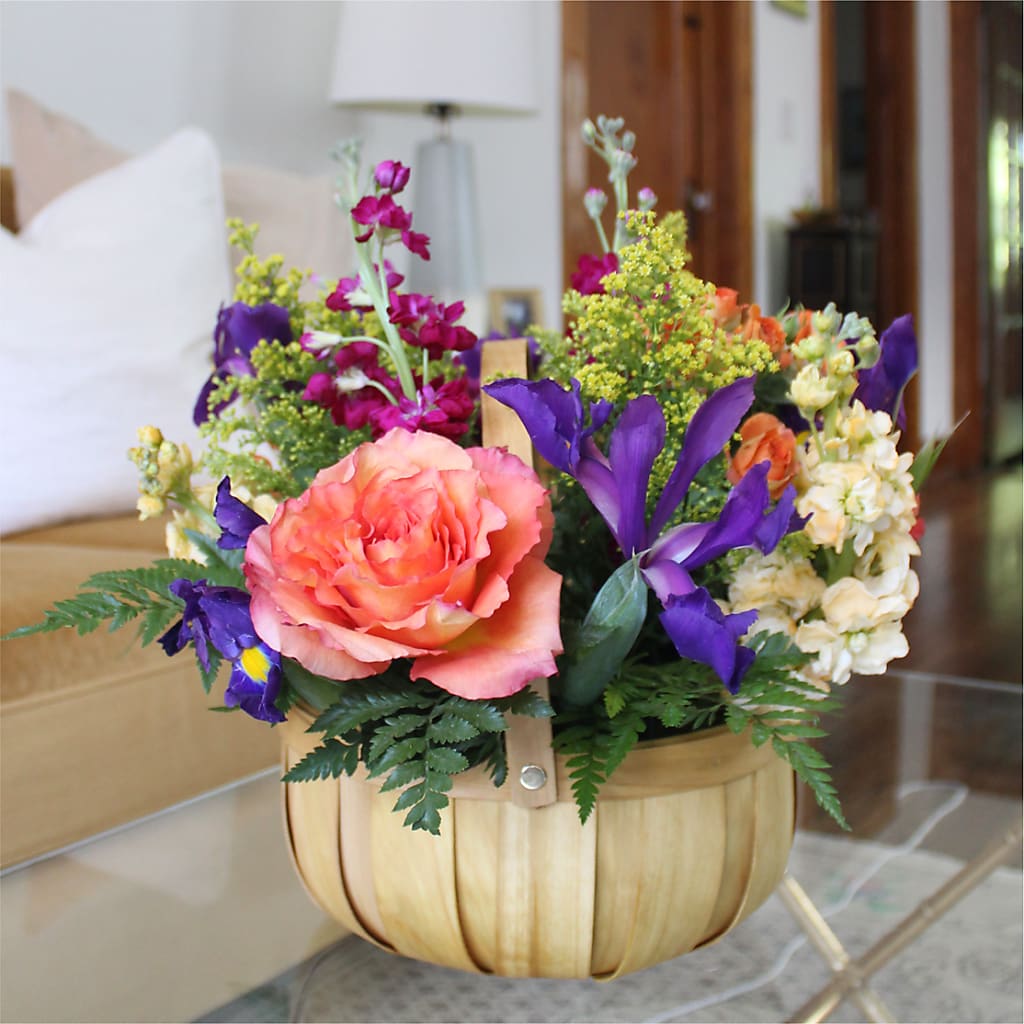 Garden of Life Basket –  Seaside Stems, Old Saybrook CT