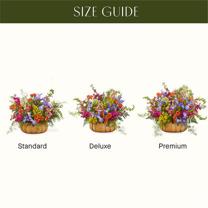 Garden of Life Basket –  Seaside Stems, Old Saybrook CT