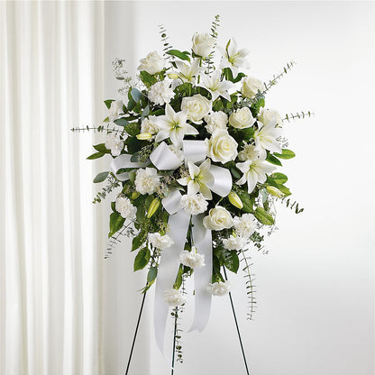 With Care Standing Spray –  Seaside Stems, Old Saybrook CT
