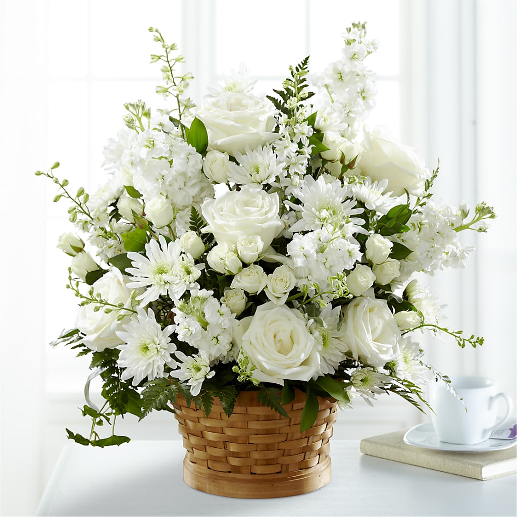 Heartfelt Condolences Arrangement –  Seaside Stems, Old Saybrook CT