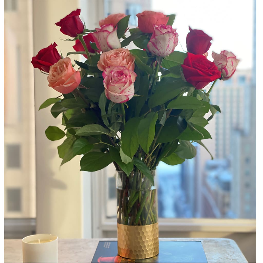 Ever After Rose Bouquet –  Seaside Stems, Old Saybrook CT