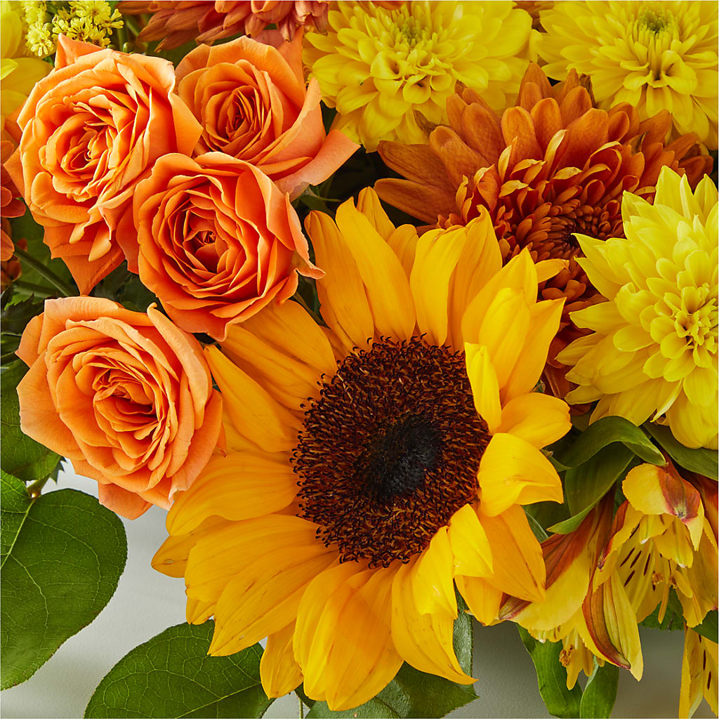 Autumn Harmony Centerpiece –  Seaside Stems, Old Saybrook CT