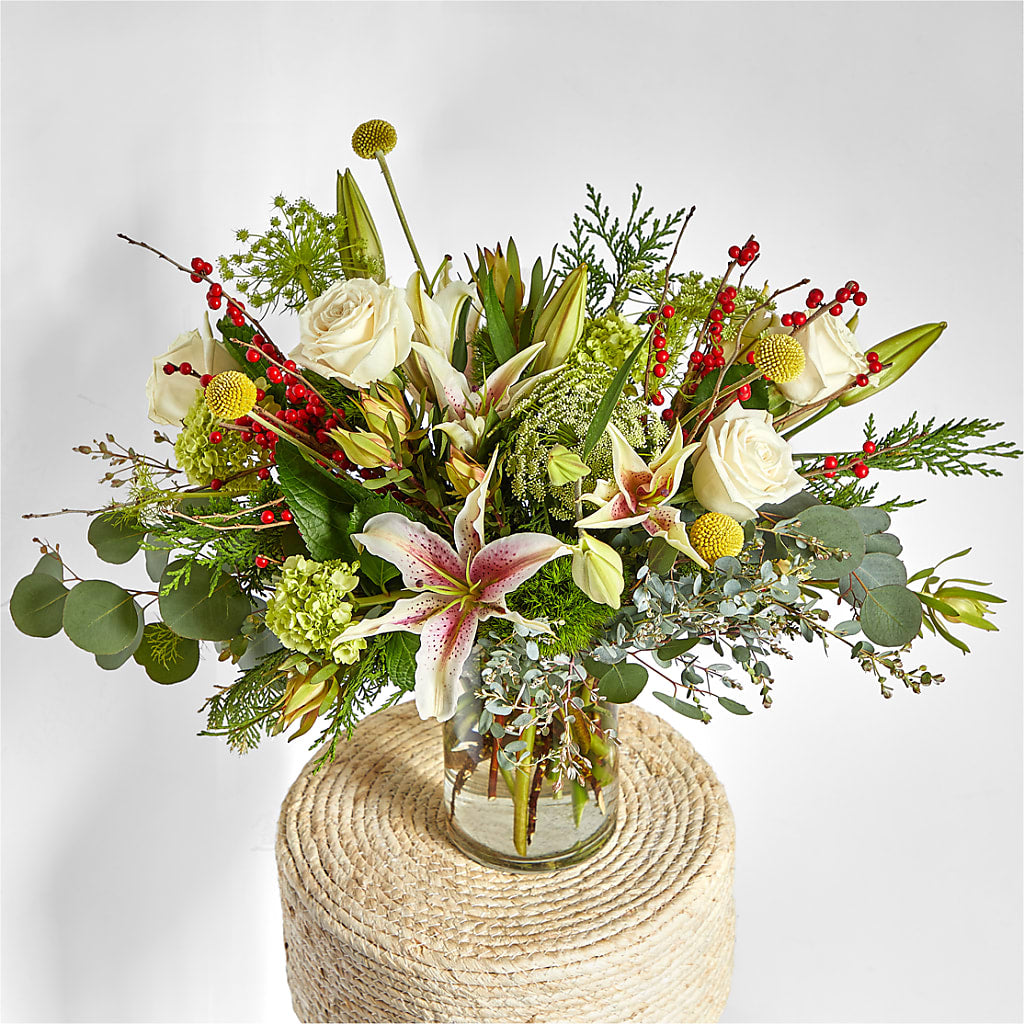 Berry & Bright Bouquet –  Seaside Stems, Old Saybrook CT
